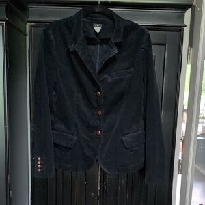 J Crew Navy Courduroy Blazer M